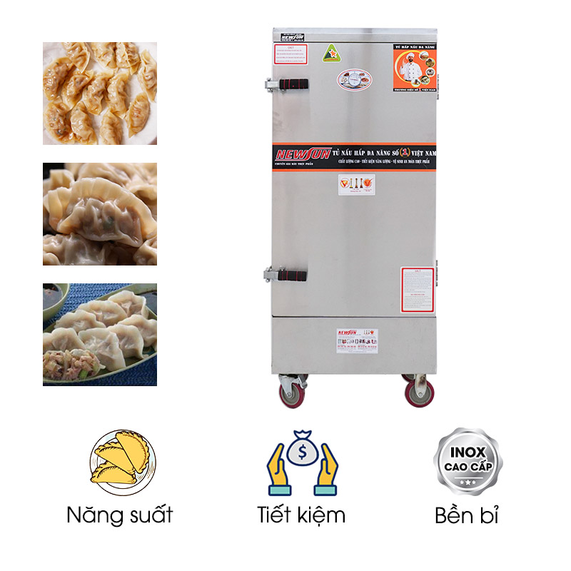 Tủ hấp bánh xếp