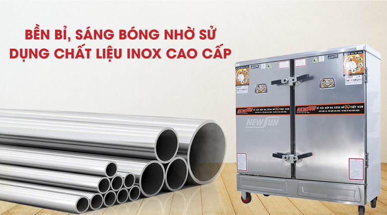 Chất liệu inox 304 cao cấp giúp tủ dễ lau chùi, vệ sinh Chất liệu inox 304 cao cấp giúp tủ dễ lau chùi, vệ sinh