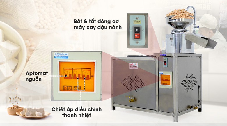 Bảng điều khiển máy trực quan, dễ thao tác