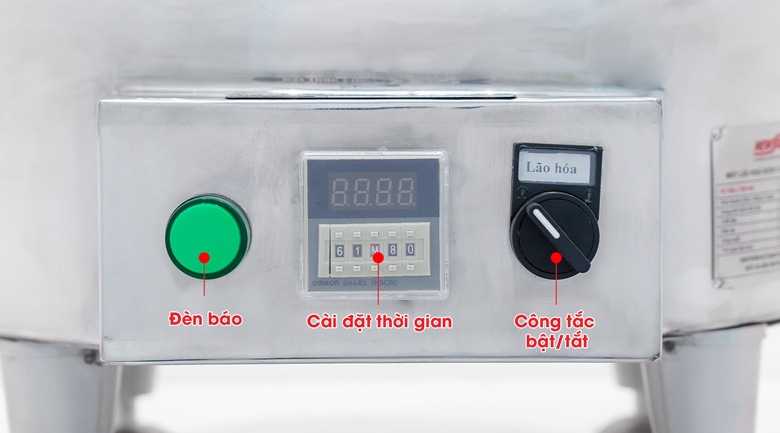 Bảng điều khiển của máy lão hóa rượu 5 lít