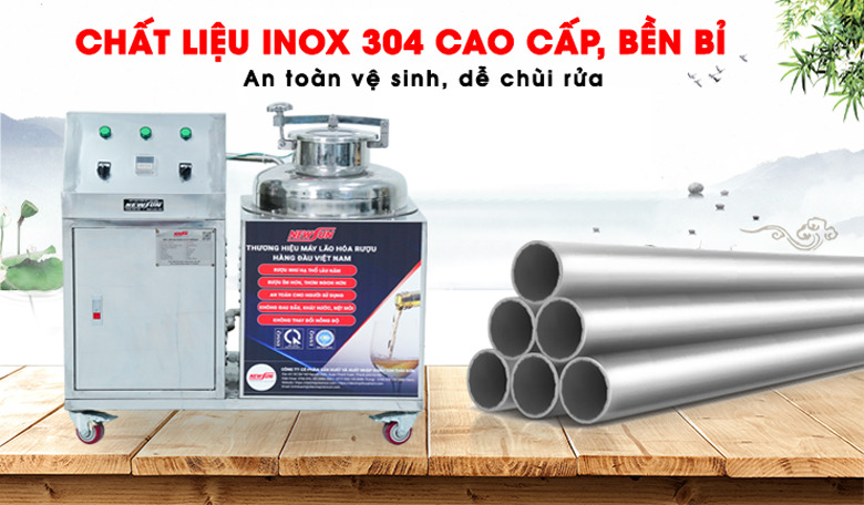 Chất liệu cao cấp, đảm bảo an toàn vệ sinh thực phẩm