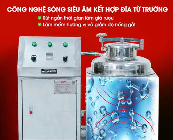 Công nghệ sóng siêu âm kết hợp với từ trường đa phân cực