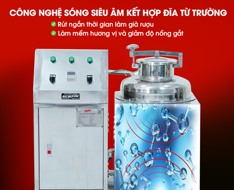 Sử dụng công nghệ sóng siêu âm kết hợp với từ trường đa phân cực