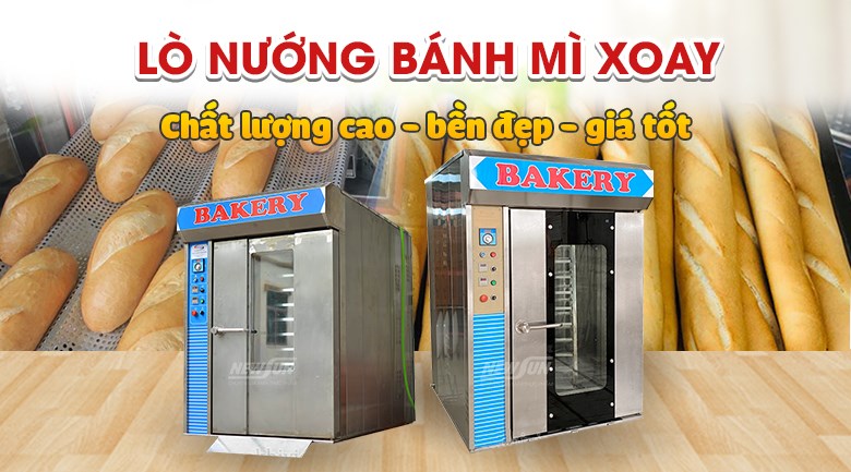 Lò nướng bánh mỳ xoay Việt nam