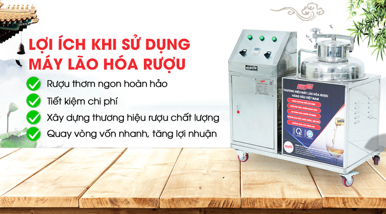 Lợi ích khi sử dụng máy lão hóa rượu
