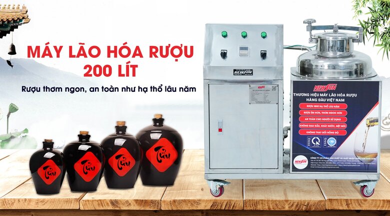 Máy lão hóa rượu 200 lít