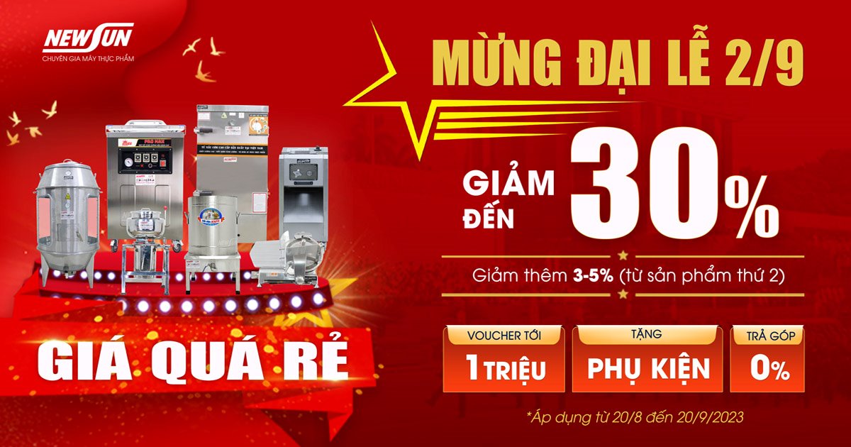 Mừng Đại Lễ 2/9 – Siêu Sale GIÁ QUÁ RẺ Tại Điện Máy NEWSUN