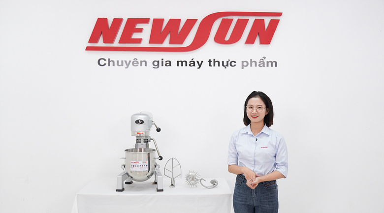 Hình ảnh thực tế máy trộn bột đánh kem trứng LC