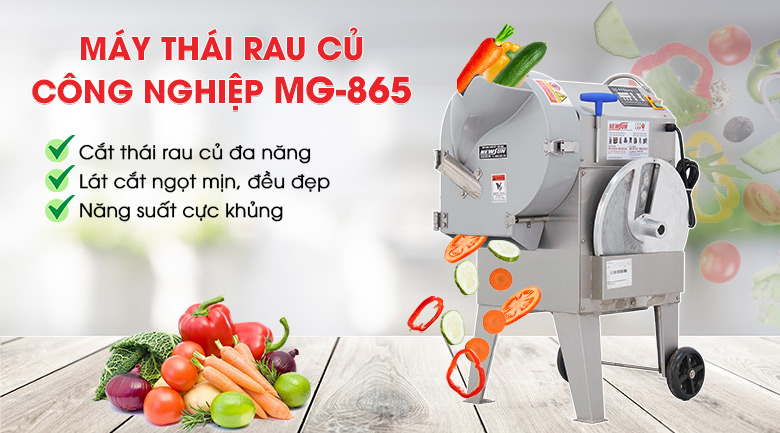 Máy thái rau củ quả công nghiệp Đài Loan MG-865