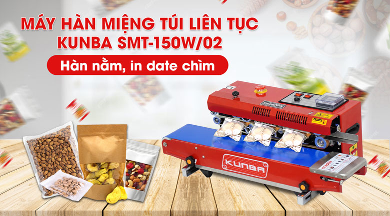 Máy hàn miệng túi Kunba SMT-150W (vỏ sơn) NEWSUN