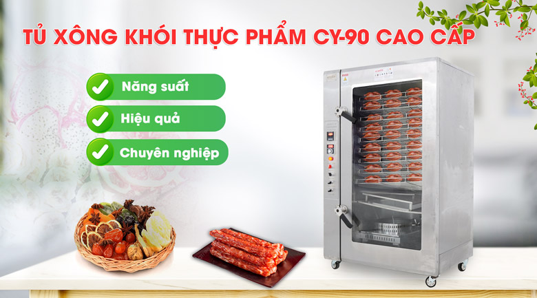 Tủ xông khói thực phẩm điện CY-90 NEWSUN - Chất Lượng, Giá Tốt