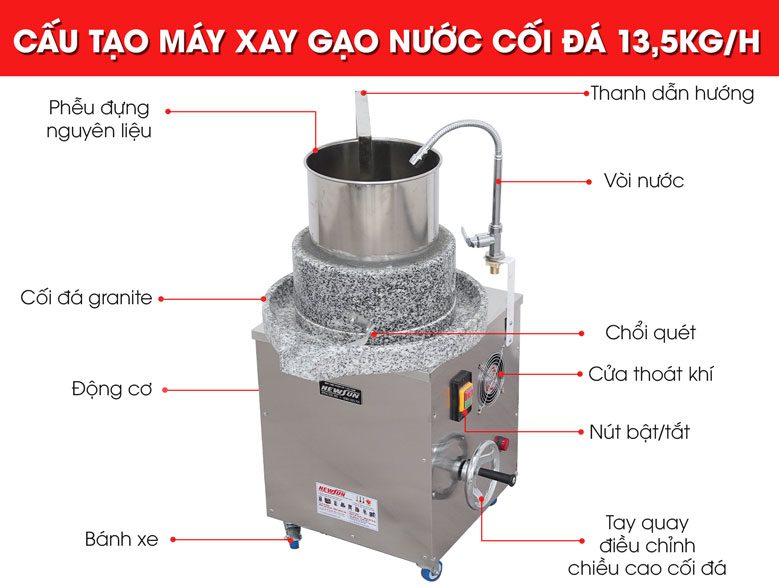 máy xay bột nước làm bánh cuốn