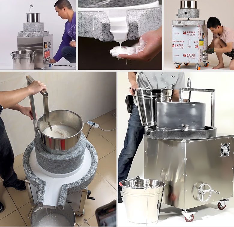 máy xay bột nước làm bánh cuốn
