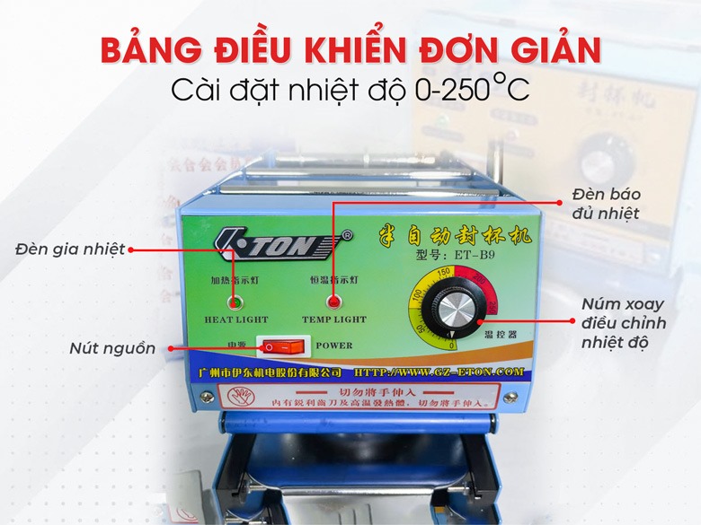 Bảng điều khiển trực quan và đơn giản