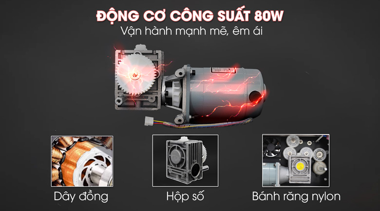 Máy hàn miệng túi in date Kunba FRM-980 sử dụng động cơ 80W