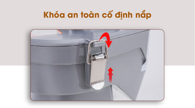 Khóa an toàn cố định nắp