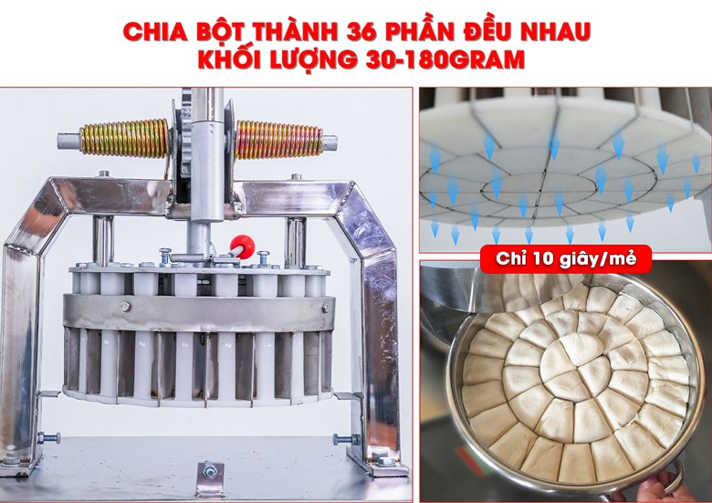 Chia bột bánh chỉ trong 10 giây