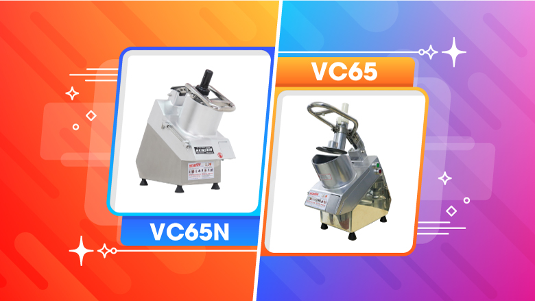 So sánh máy thái rau củ quả máy thái rau củ quả VC65 và VC65N