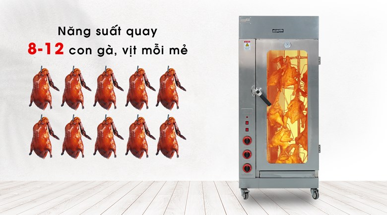 Năng suất vượt trội 8-12 con/mẻ