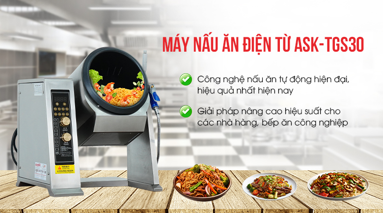 Máy nấu ăn điện từ ASK-TGS30