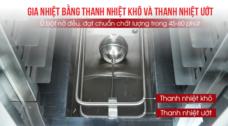 Thanh nhiệt khô và thanh nhiệt ướt hoạt động với công suất cao