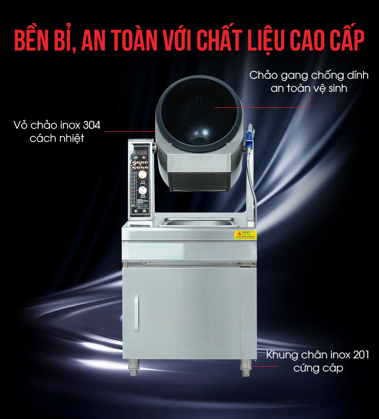 Bền bỉ, an toàn vệ sinh với chất liệu cao cấp