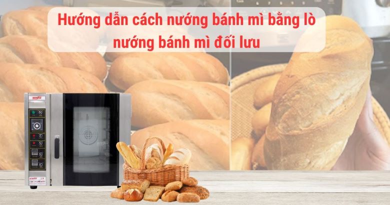 Hướng dẫn cách nướng bánh mì bằng lò nướng bánh mì đối lưu