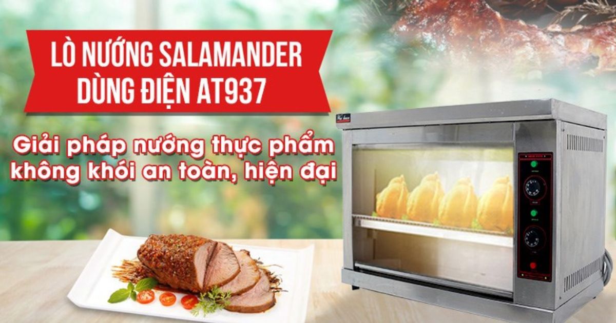 Giới thiệu lò nướng salamander điện AT-937