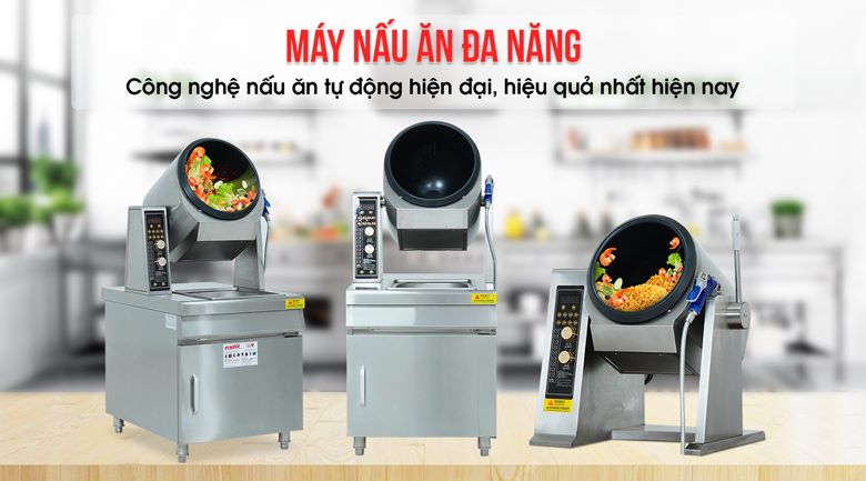 Máy nấu ăn đa năng - Công nghệ nấu ăn tự động hiện đại