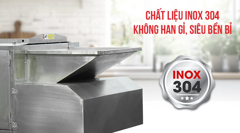 Chất liệu inox 304 cao cấp, bền bỉ