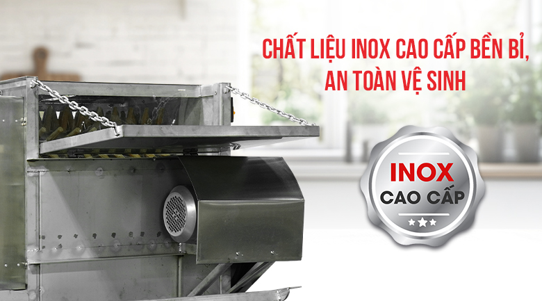 Chất liệu inox cao cấp, bền bỉ