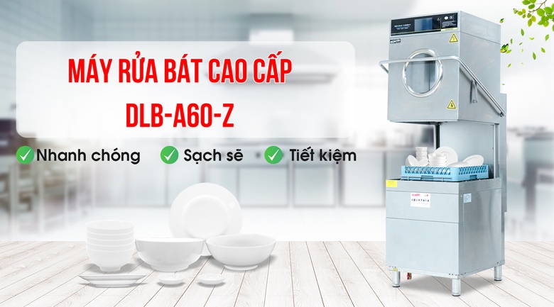 Máy rửa chén công nghiệp cao cấp NEWSUN DLB-A60-Z nắp lật