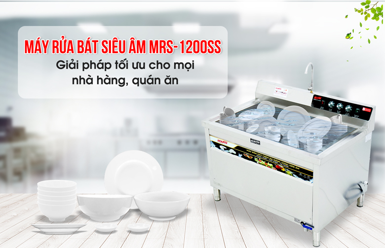 Máy rửa bát siêu âm MRS-1200SS