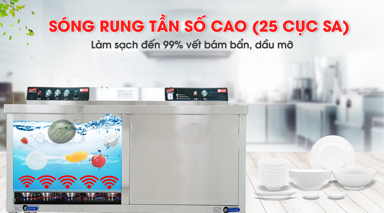 Công nghệ sóng âm mang đến hiệu quả làm sạch vượt trội