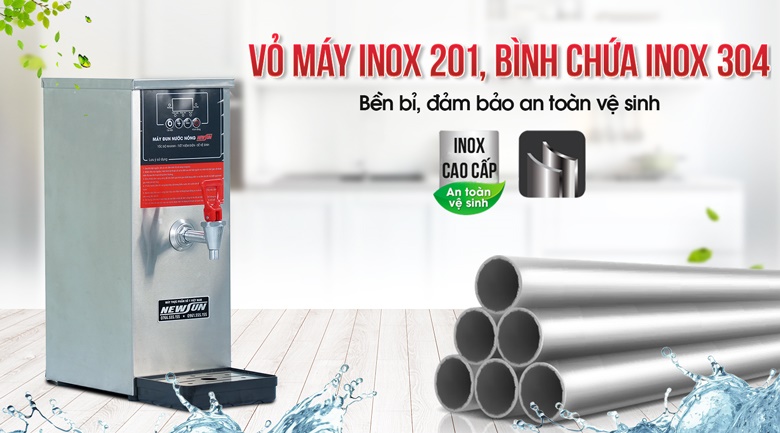 Bình chứa inox 304, vỏ máy inox 201