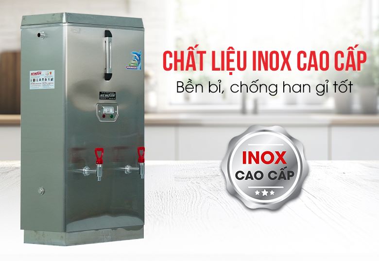 Chất liệu inox cao cấp, bền bỉ, chống han gỉ