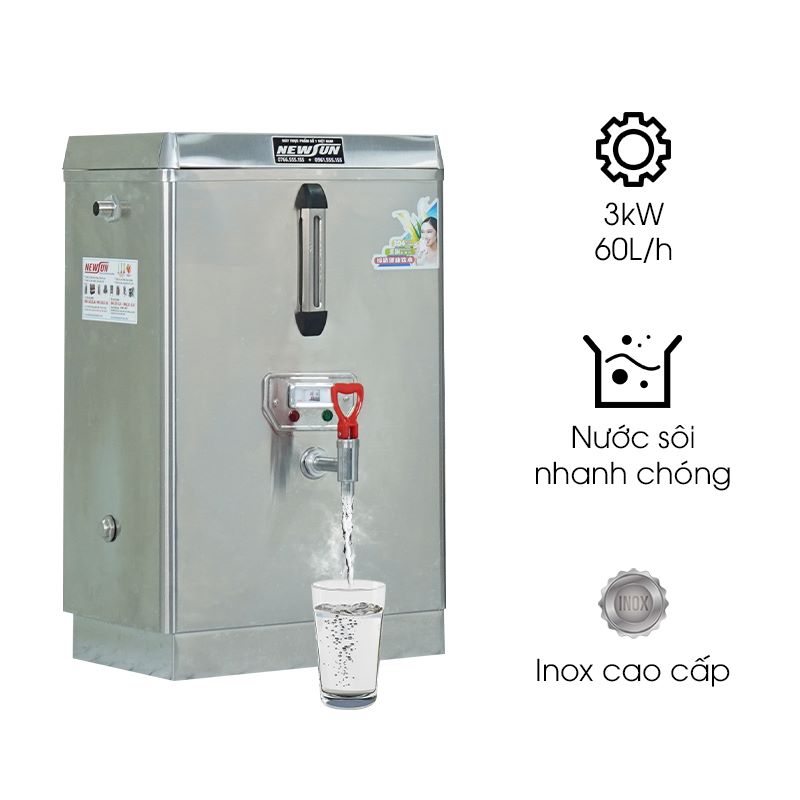 Máy đun nước nóng 60 lít/giờ TB-3