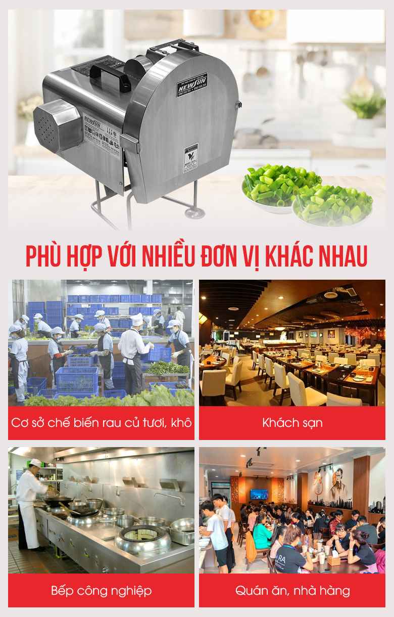 Máy thái hành lá mini phù hợp với nhiều cơ sở 