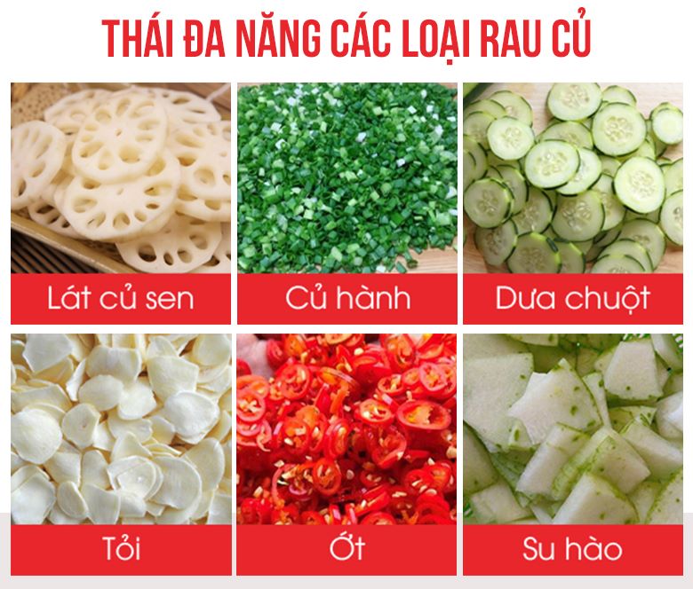 Thái đa dạng các loại rau củ