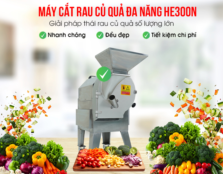 Máy cắt rau củ quả đa năng HE300N