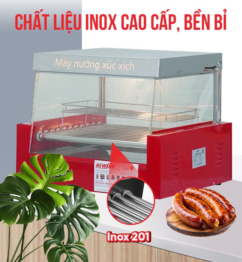 Chất liệu inox cao cấp, bền bỉ