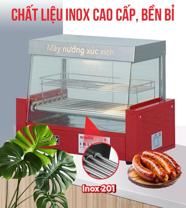 Chất liệu inox cao cấp, bền bỉ