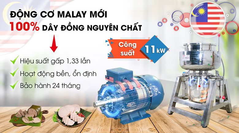 Động cơ công suất cao, vận hành khỏe, bền bỉ