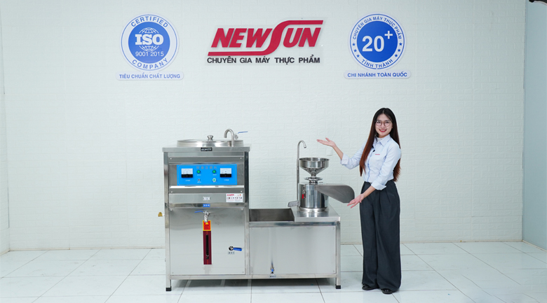 NEWSUN - Thương hiệu cung cấp bộ máy xay vắt đậu và nấu đậu phụ hiện đại, chất lượng cao