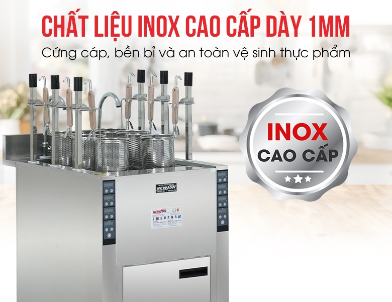 Chất liệu inox cao cấp dày 1mm