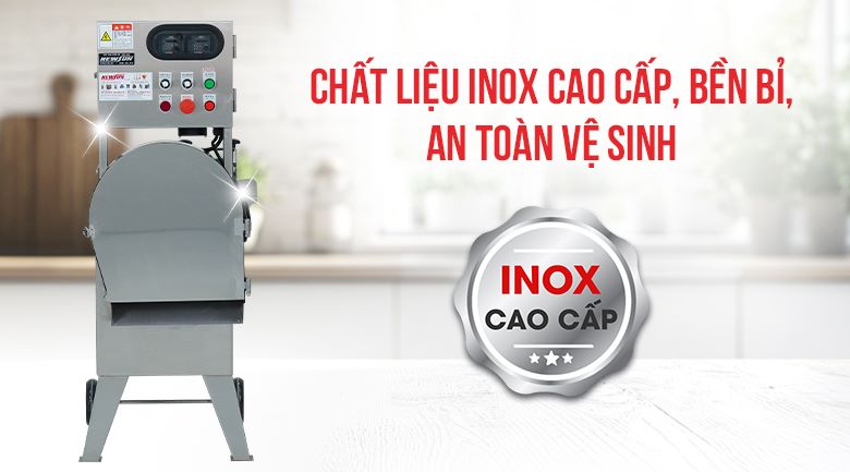 Chất liệu inox cao cấp, bền bỉ, an toàn vệ sinh