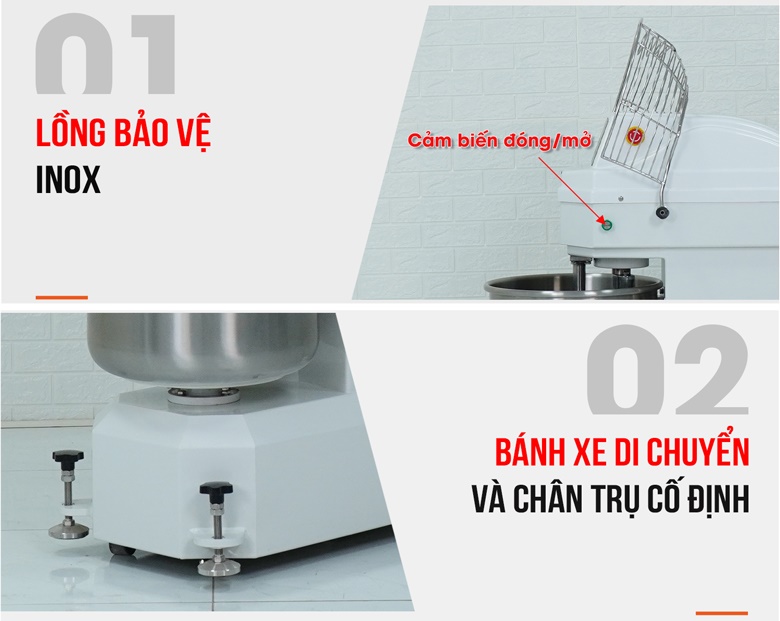 Một số chi tiết thiết kế tối ưu của máy trộn bột mì BC-SA30