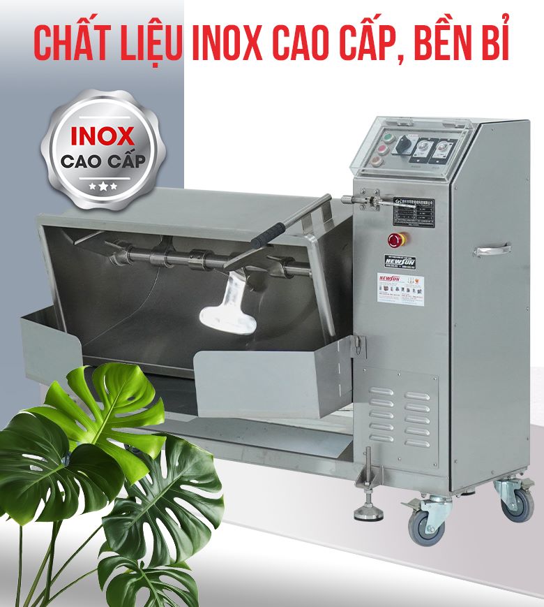 Chất liệu inox cao cấp, bền bỉ, dày dặn hơn hẳn các loại inox thông thường