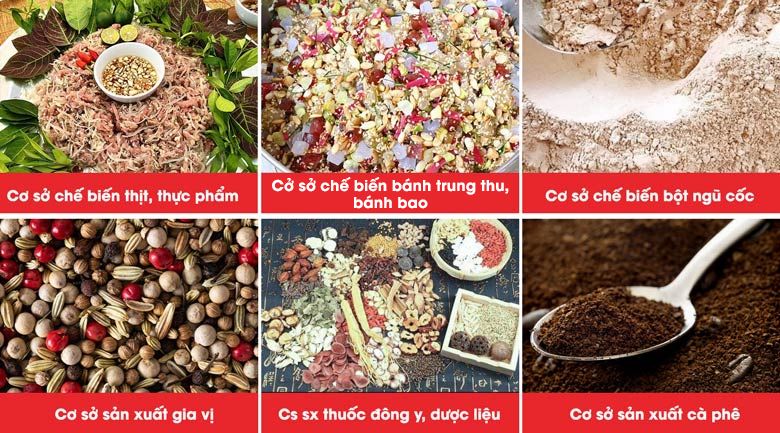 Máy trộn thực phẩm lồng ngang thường được sử dụng tại nhiều cơ sở sản xuất