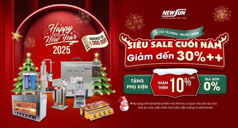 Sale Giáng Sinh và Tết Dương 2025 tại Điện máy NEWSUN